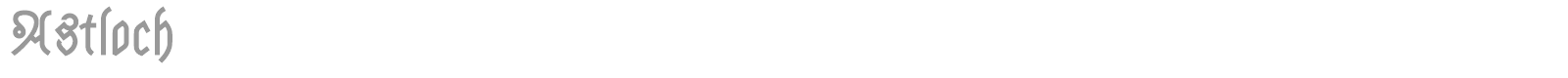 Astloch font preview